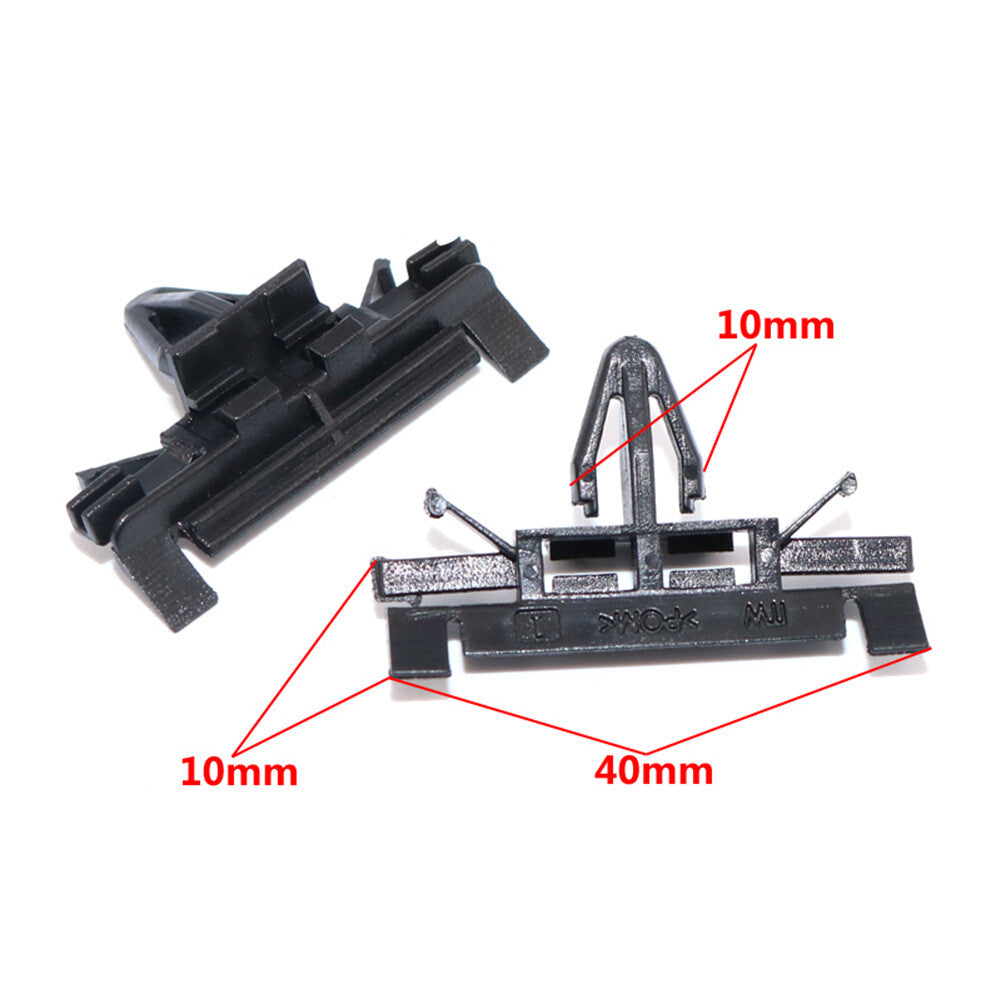 5 Car Wheel Eyebrow Roof Weather Strip Moulding Trim Retainer Clips for Volvo
