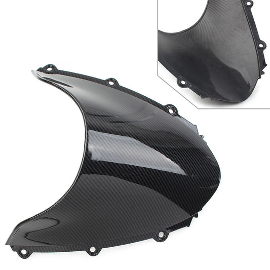 Front Windshield Shield Black Carbon Fiber ABS for Honda CBR 1000RR 2004-2007
