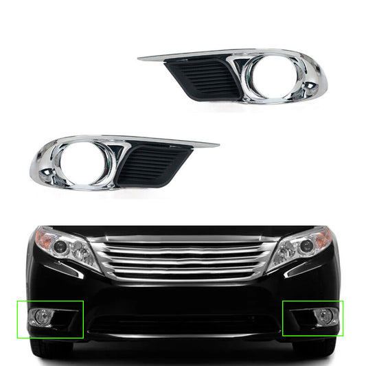 Left Right foglight lamp grille Fog light cover for Toyota for Avalon 2013 2014