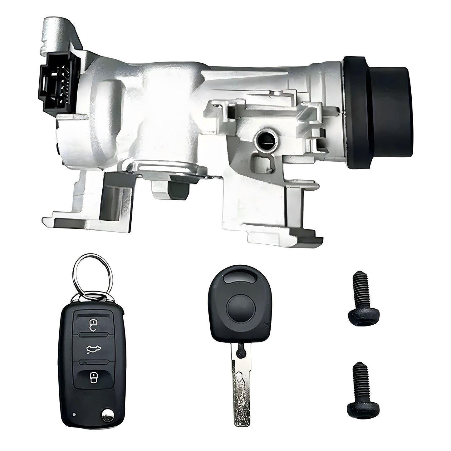 Ignition Switch Lock Assembly for VW for Jetta 2006-2018 W/Remote Control Key Shell