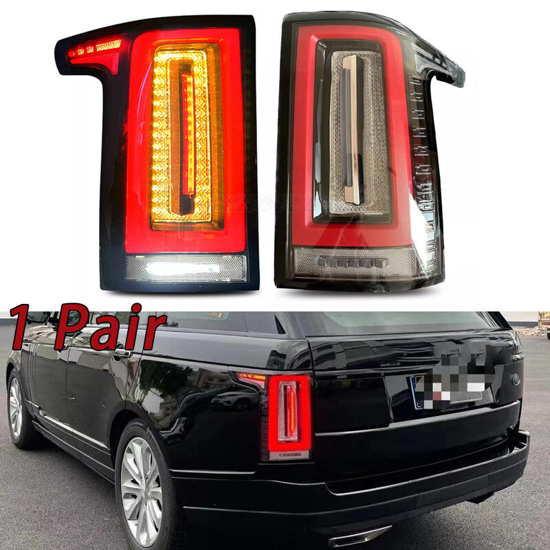 pair of for Land Rover for Range Rover Vogue L405s (2013-2022) upgraded with LED taillights.