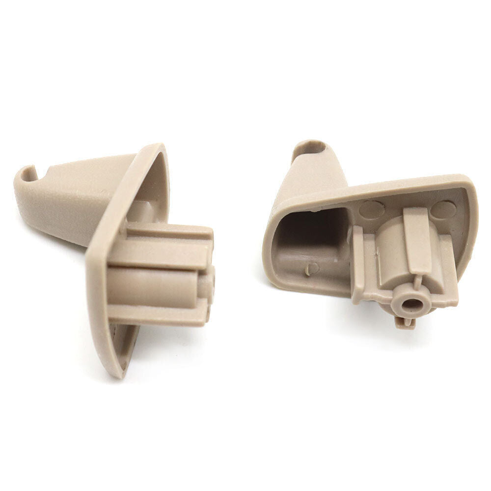 2pcs Beige Sun Visor Holder Hook Clips for Chrysler 300 for Dodge Charger 1EJ51BD1AA