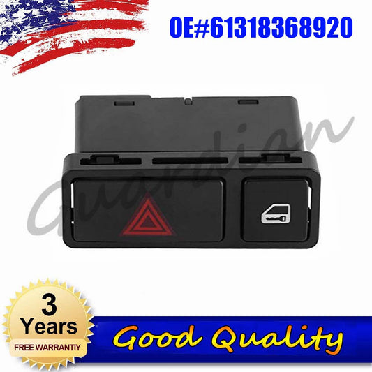 Hazard Warning Flasher Door Lock Switch 61318368920 for BMW Z4 M3 330Xi 328i