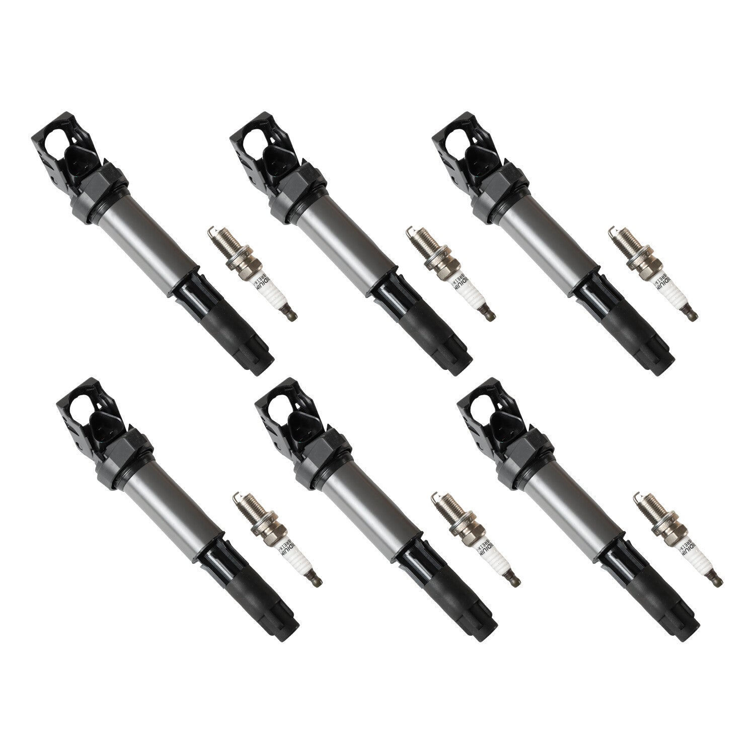 6x Ignition Coil  6x Platinum Spark Plug for BMW 330Ci 325Ci 525i UF522