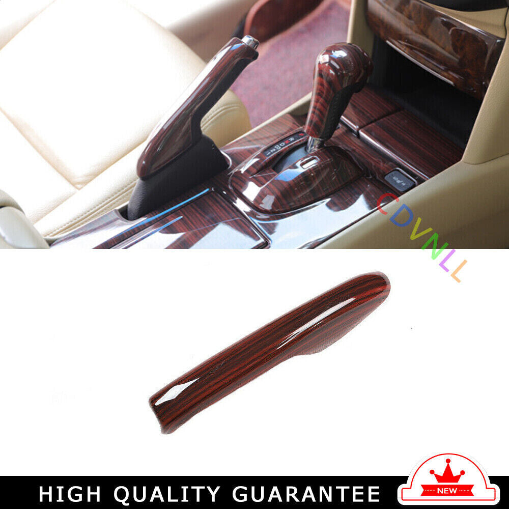 Middle Console Handbrake Set Cover for Honda Accord Crosstour 2008-13 Wood Grain