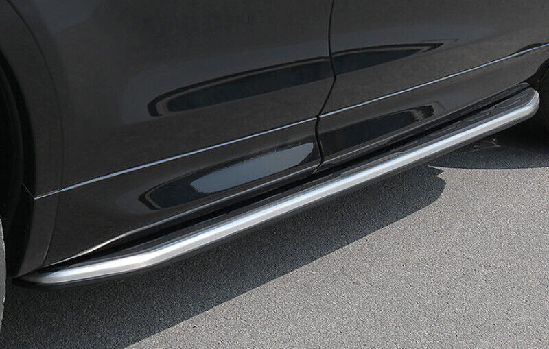 Fit For Discovery Sport 2020-25 Black Running Board Side Step Nerf Bar Pedal 2X