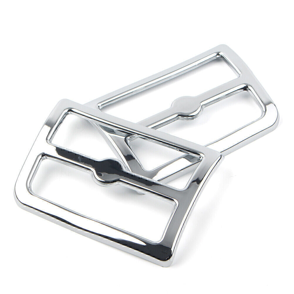 2PCS ABS Chrome Rear Speaker Trim for Honda Goldwing GL1800 2001-05 2002 2003 KK