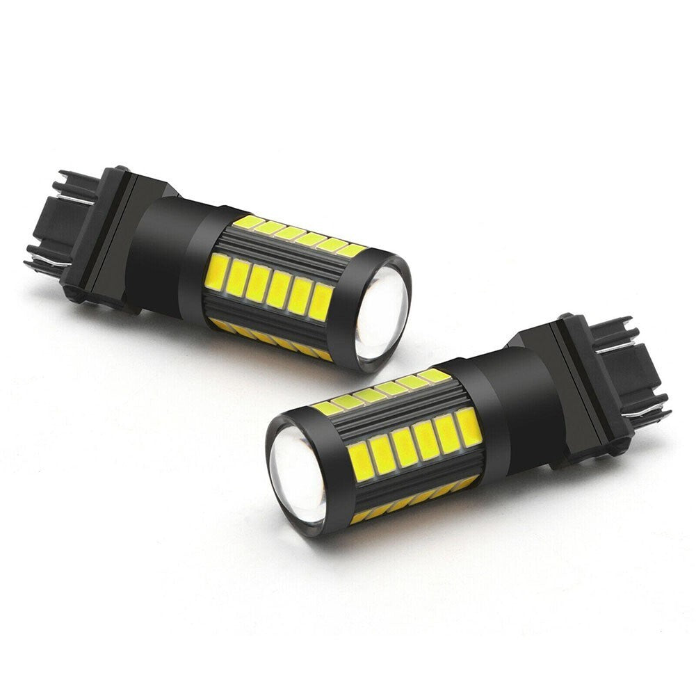 2pc 3157 White LED Bulbs Daytime Running Light DRL for Chevy 1500