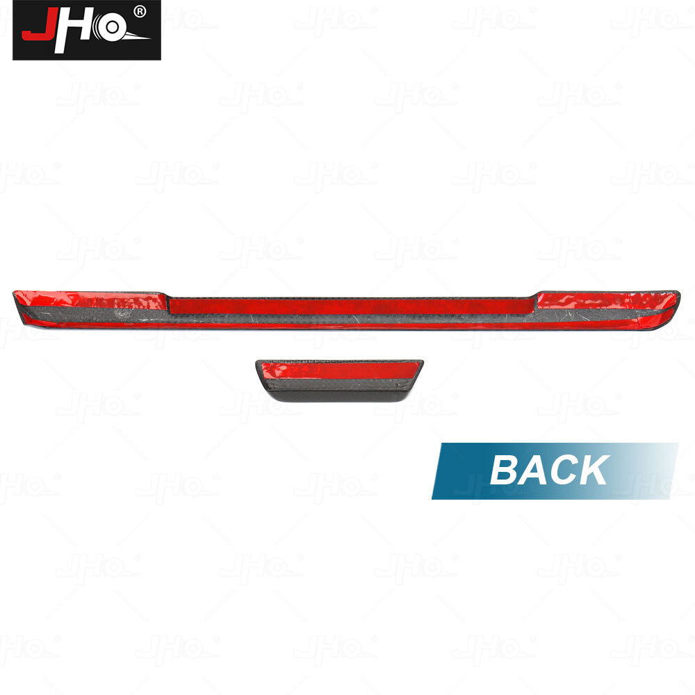 Real Carbon Dashboard Center Console Cover Trim Bezel for Chevy Silverado 2022+