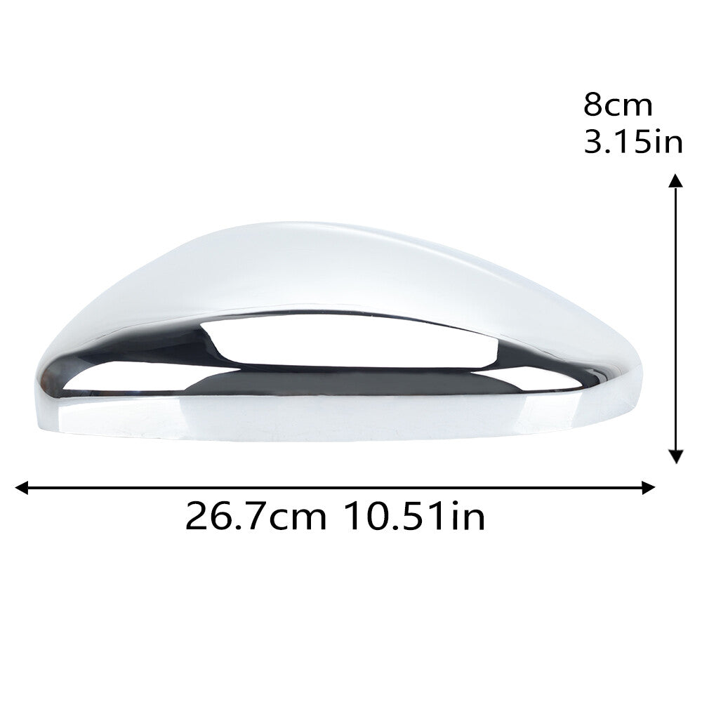 F¨¹r for Peugeot 208 08 12-19 for Citroen C3 17-23 Spiegel Geh?use Abdeckung Silber Links