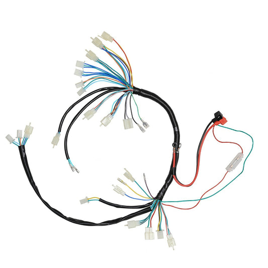 Wiring harness suitable for brushless electric bicycles, all-terrain vehicles, go-karts, drift tricycles