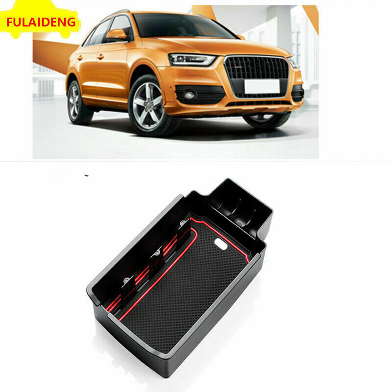 Inner Armrest Storage Box for Audi Q3 2013-2018 Central Console Case Tray Trim