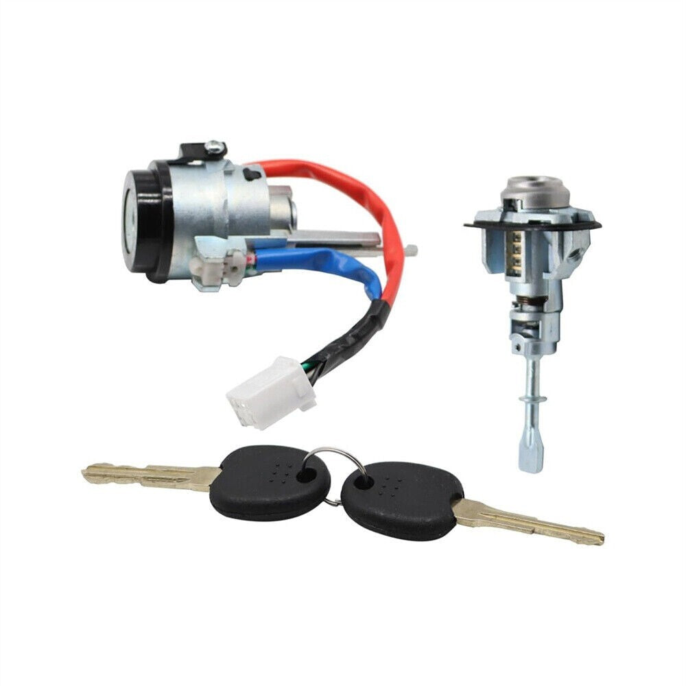 Galvanised Ignition Switch Door Lock Cylinder 2 Keys Fit for Kia Forte 2009-2022
