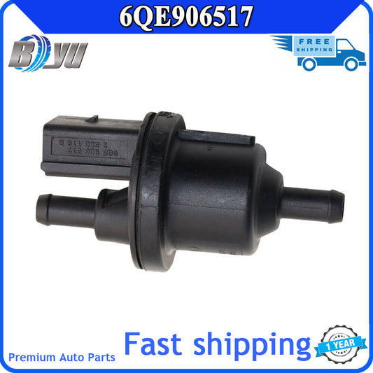 6QE906517 Steam canister cleaning valve suitable for Audi A3, for A4 , for A6 , for A8 , for Volkswagen Beetle, for Golf , and for Jetta .
