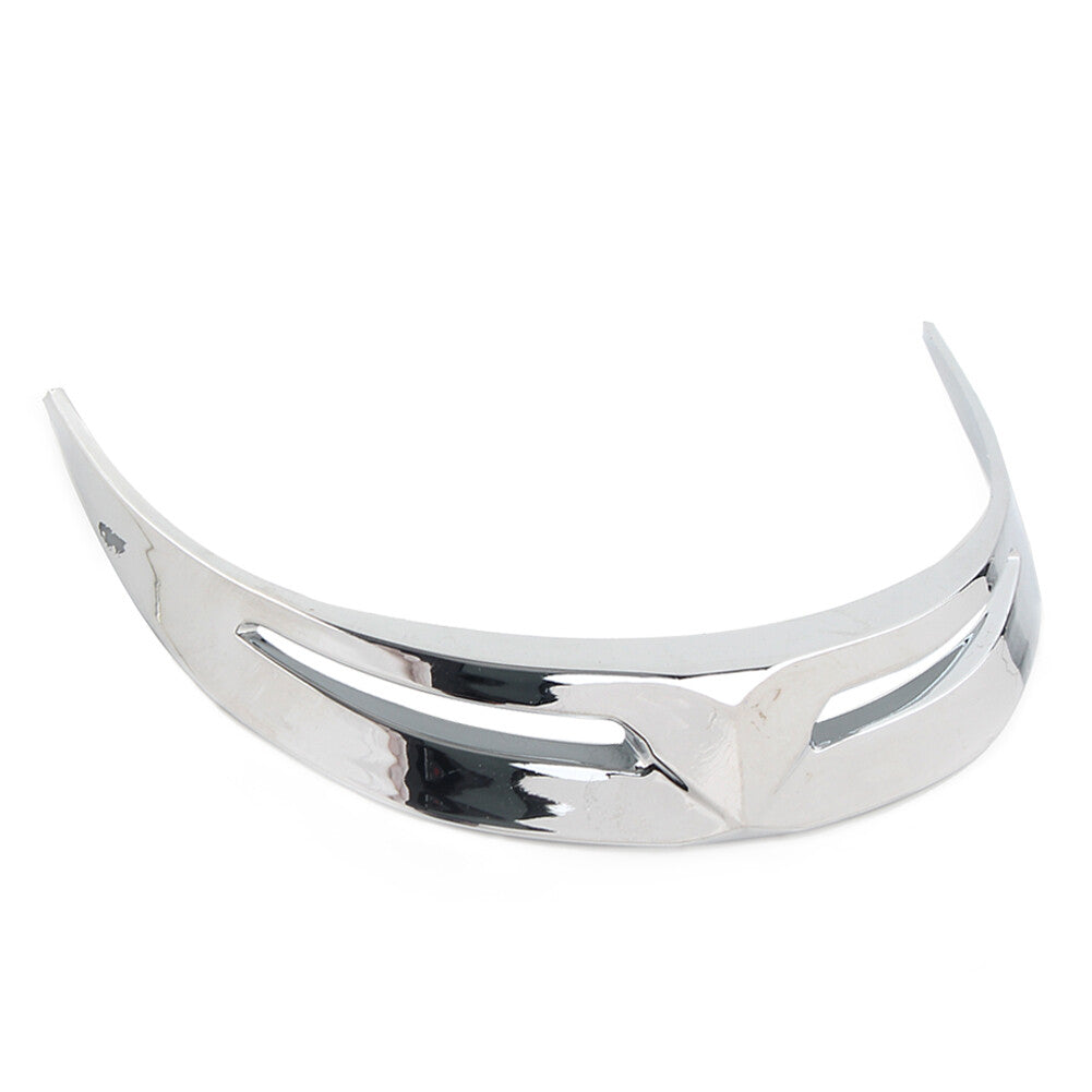 Fit for Harley Dyna Super/Wide Glide Street Bob Softail Chrome Front Fender Tip Trim