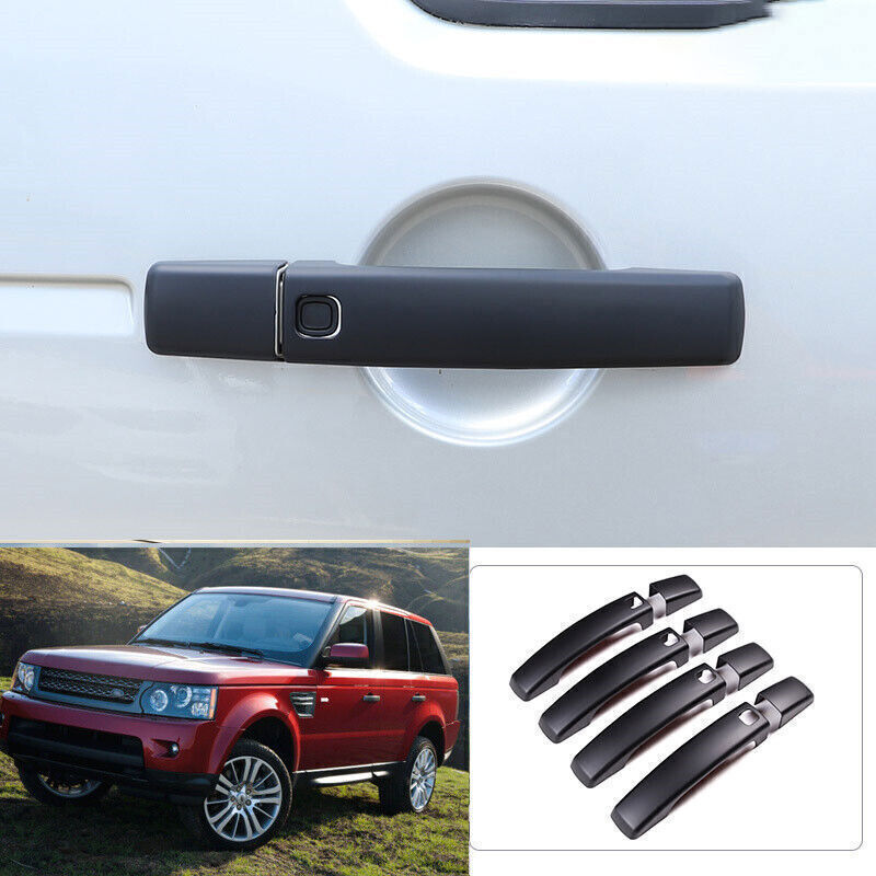 for Range Rover Sport 2010-13 ABS Matte Black Outside Door Handle Cover Trim 8P