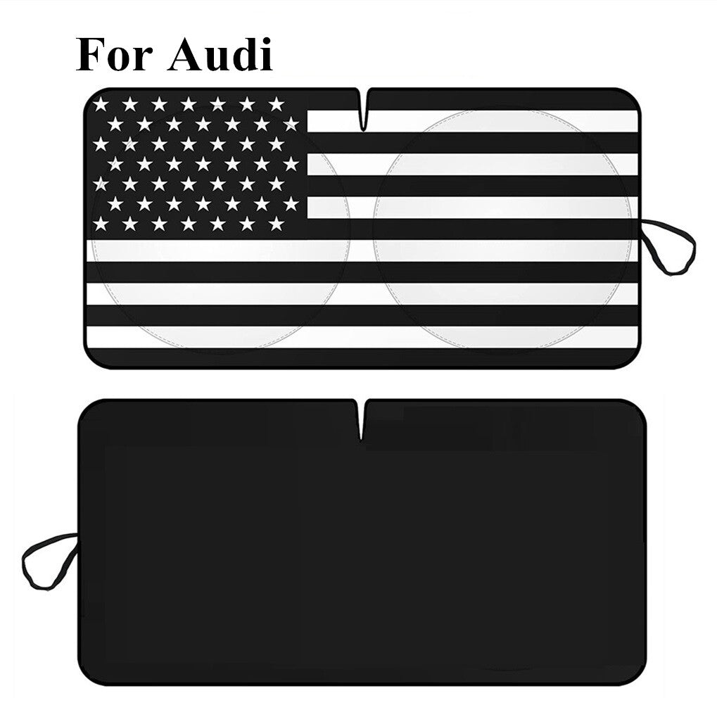 for Buick Accessories US Flag Car SUV Windshield Sun Shade Foldable Front Shield