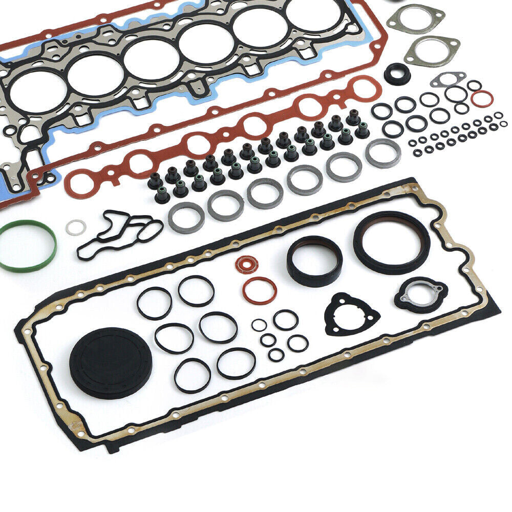 Engine Gaskets Overhaul Rebuild Kit 10.7:1 for BMW E82 E88 E60 3.0L N52B30 3.0L